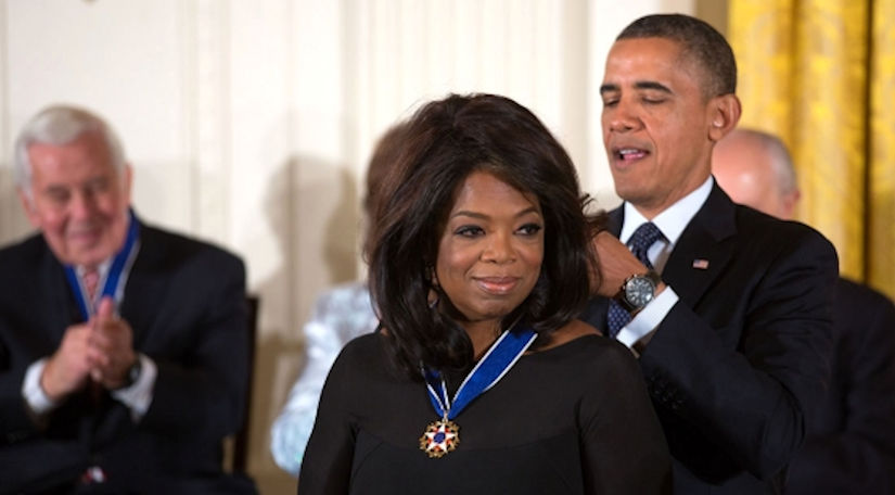 Oprah Winfrey receives 2013 Presidential Medal of Freedom
