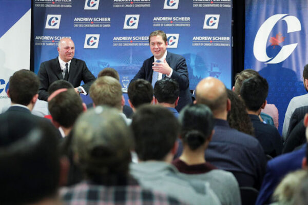 Kevin O'Leary and Andrew Scheer - 2018